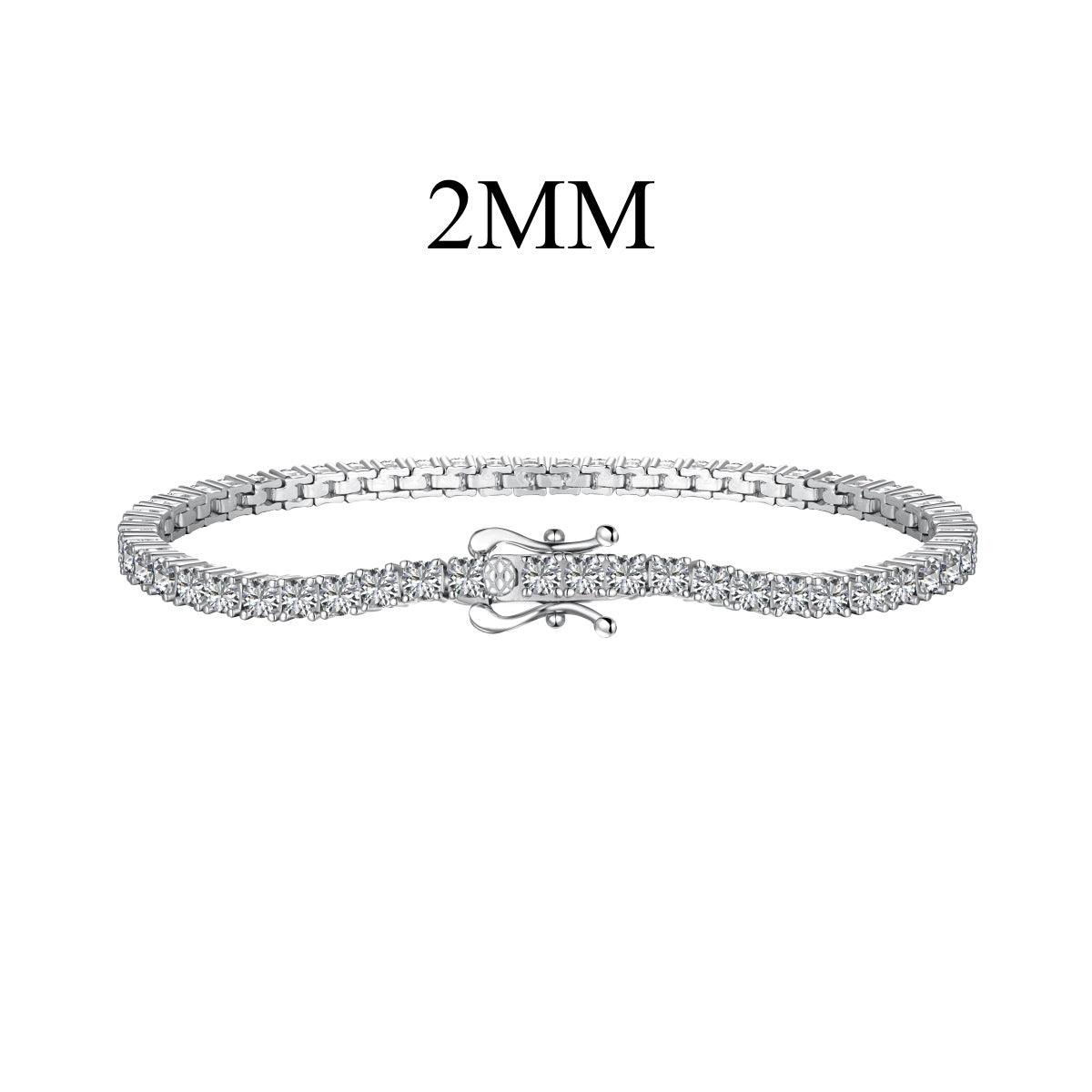 [baslovejewels]Dazzling Exquisite Round Cut Daily Bracelet
