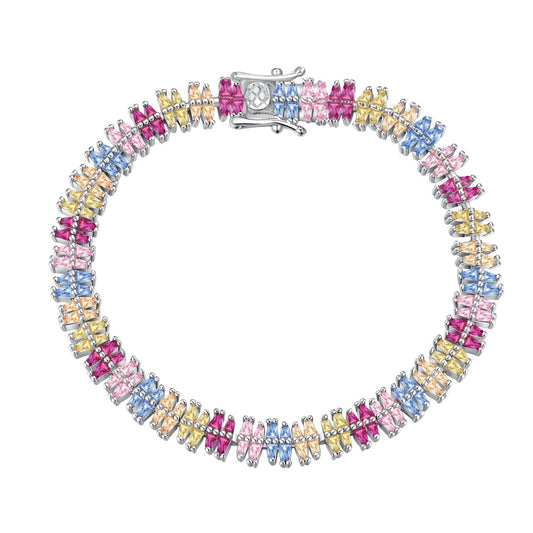 [baslovejewels]Sparkling Exquisite Multi Cut Party Bracelet