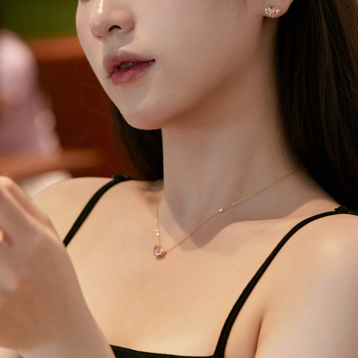 [baslovejewels]Dazzling Elegant Heart Cut Lover Earrings