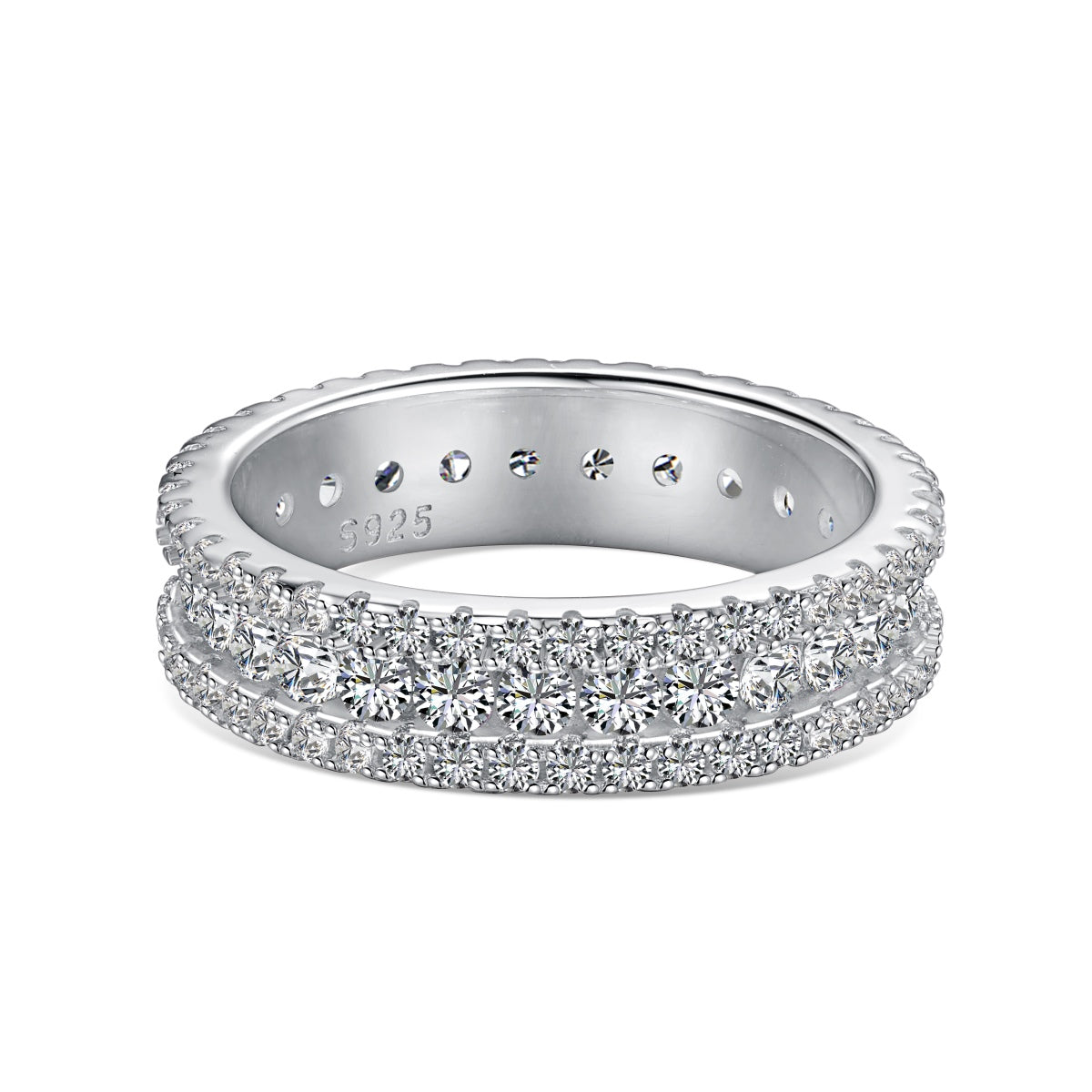 [baslovejewels]Delicate Colorful Round Cut Daily Ring