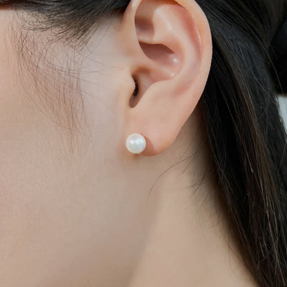 [baslovejewels]Delicate Pearl Earrings