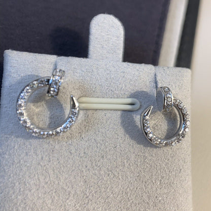 [Basjewels]JUSTE EARRINGS SILVER DIAMONDS