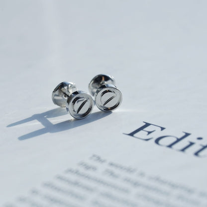 [Basjewels]LOVE EARRINGS SILVER 10MM