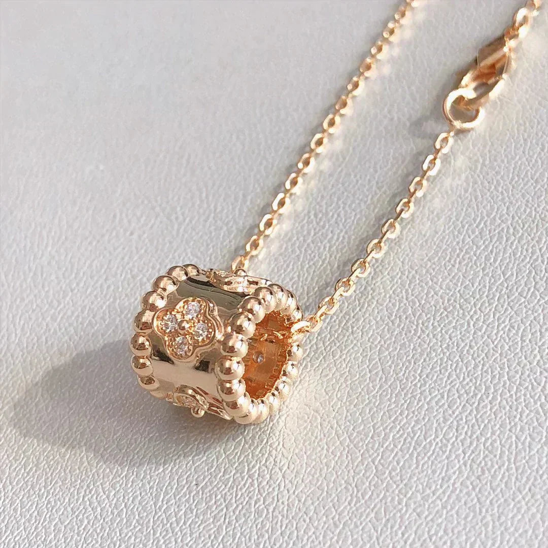 [Basjewels]PERLEE PEDANT NECKLACE GOLD / ROSE GOLD