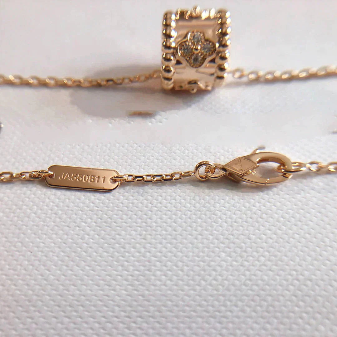 [Basjewels]PERLEE PEDANT NECKLACE GOLD / ROSE GOLD