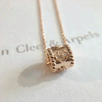 [Basjewels]PERLEE PEDANT NECKLACE GOLD / ROSE GOLD