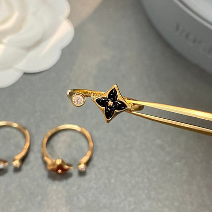 [baslovejewels]STAR 1 DIAMOND OPEN RING