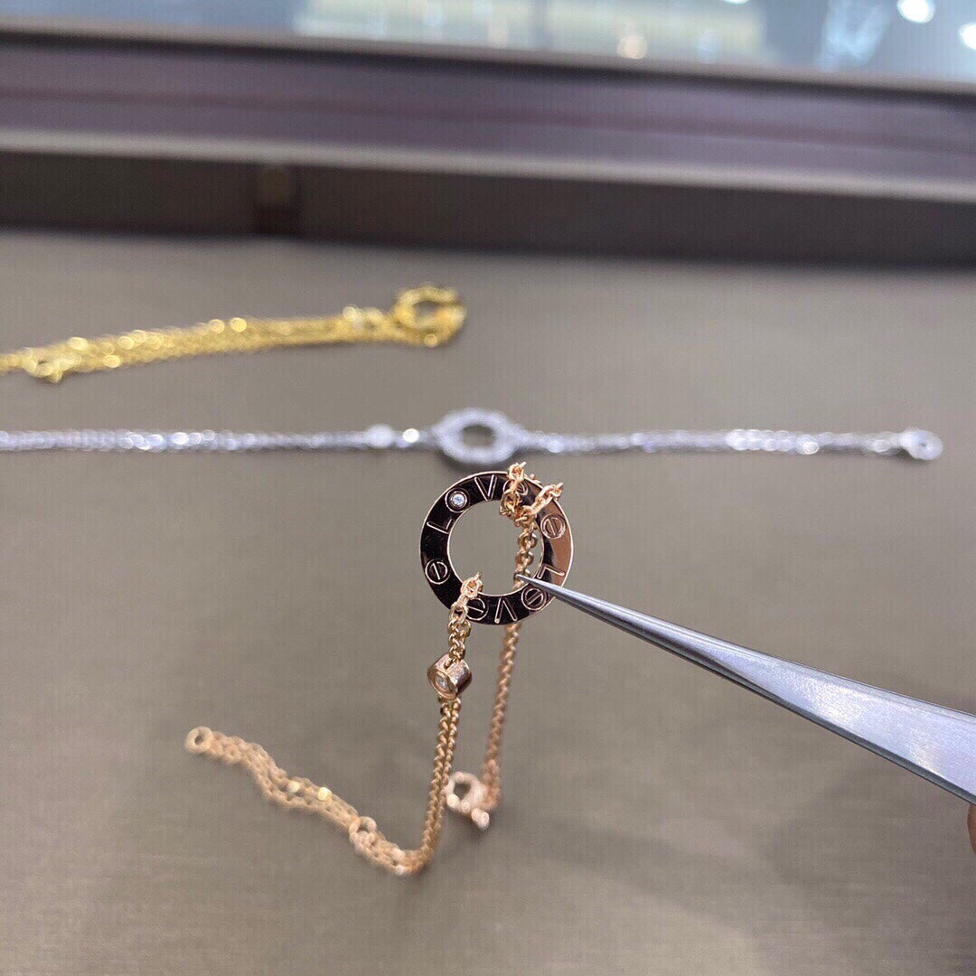 [Basjewels]LOVE BRACELET 2 DIAMOND