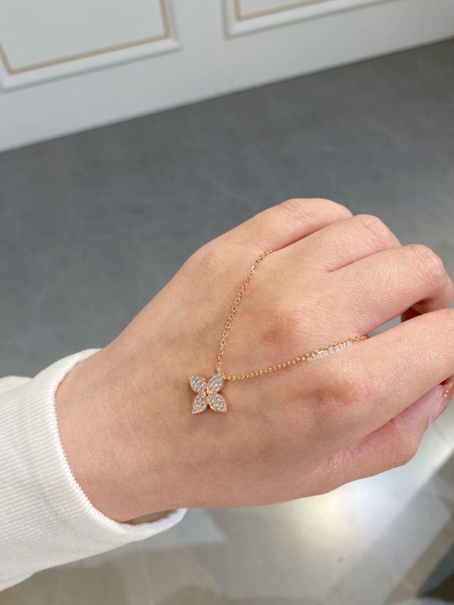 [Basjewels]STAR DIAMOND NECKALCE