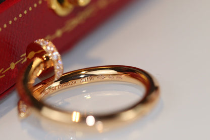 [baslovejewels]JUSTE RING 2.65MM GOLD DIAMOND