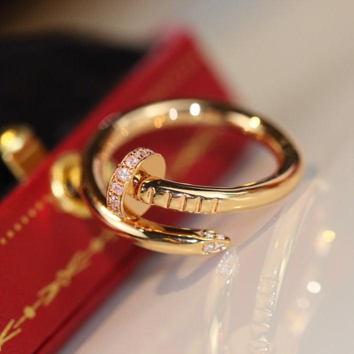 [Basjewels]JUSTE RING 2.65MM GOLD DIAMOND