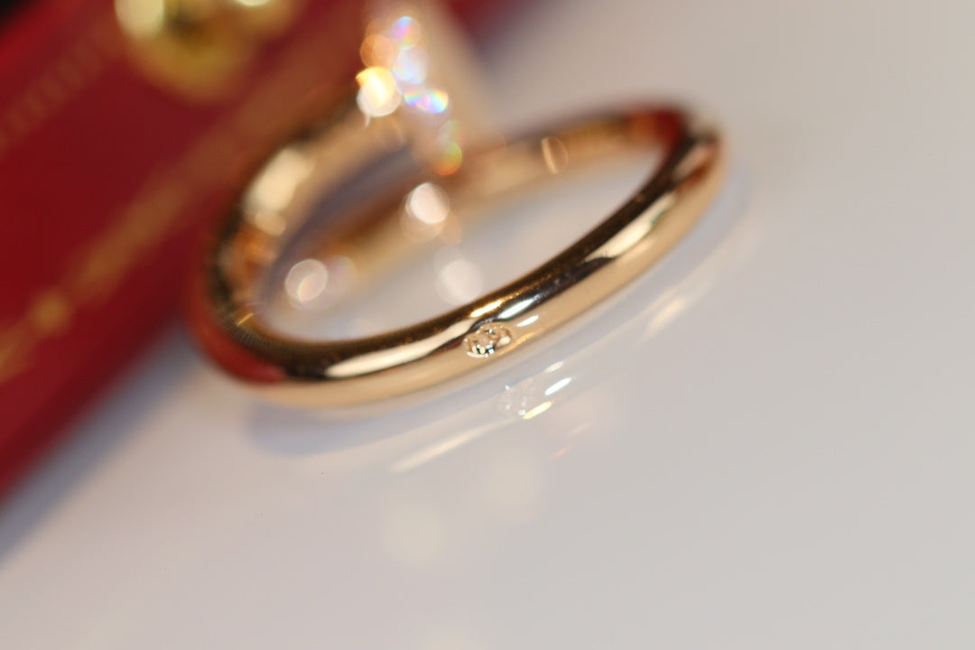 [baslovejewels]JUSTE RING 2.65MM GOLD DIAMOND