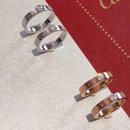 [baslovejewels]LOVE RING 3.6MM 1 BIG DIAMOND