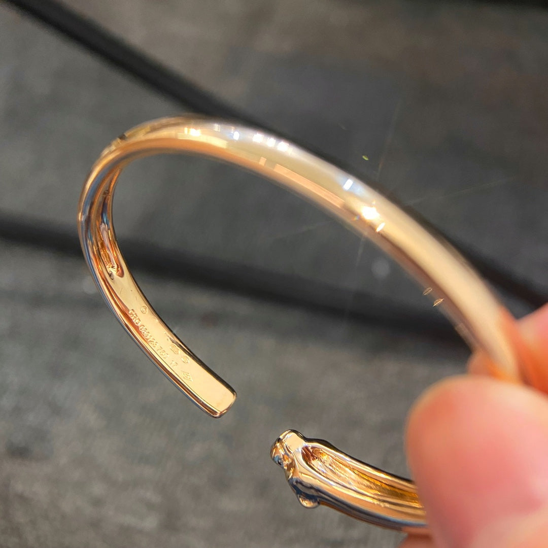 [baslovejewels]PANTHERE GOLD OPEN BRACELET