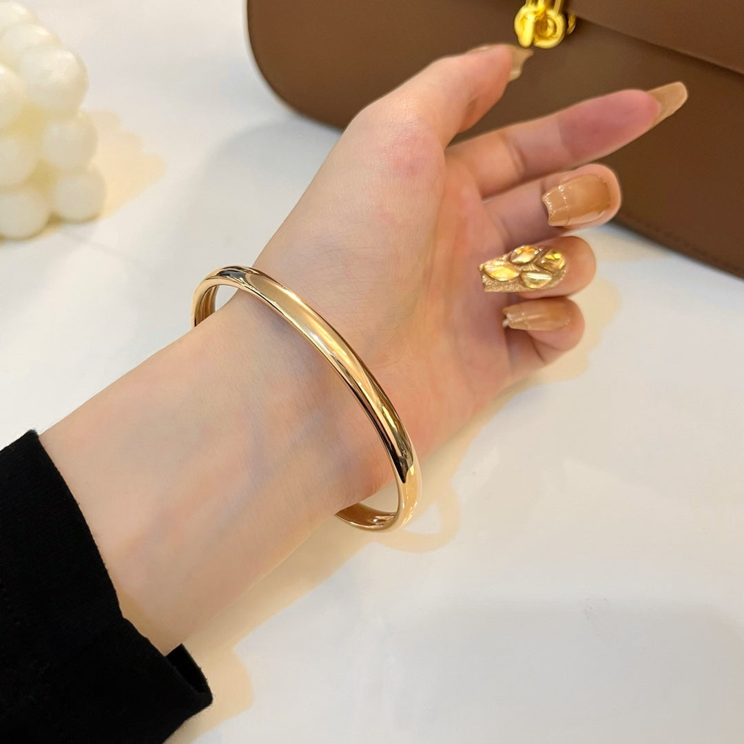 [Basjewels]PANTHERE GOLD OPEN BRACELET