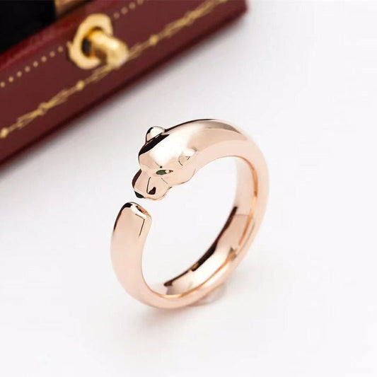 [Basjewels]PANTHERE PINK GOLD SMALL