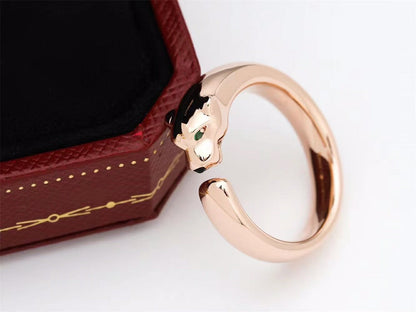 [Basjewels]PANTHERE PINK GOLD SMALL