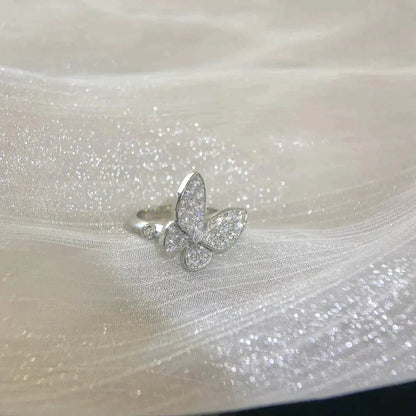 [Basjewels]BUTTERFLY DIAMOND RING