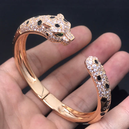 [Basjewels]PANTHERE BIG BRACELET DIAMONDS