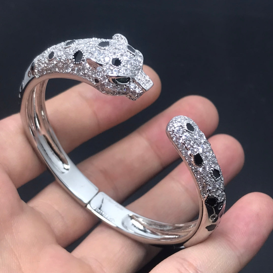 [Basjewels]PANTHERE BIG BRACELET DIAMONDS