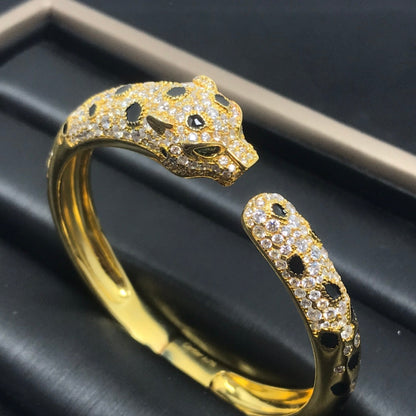 [Basjewels]PANTHERE BIG BRACELET DIAMONDS