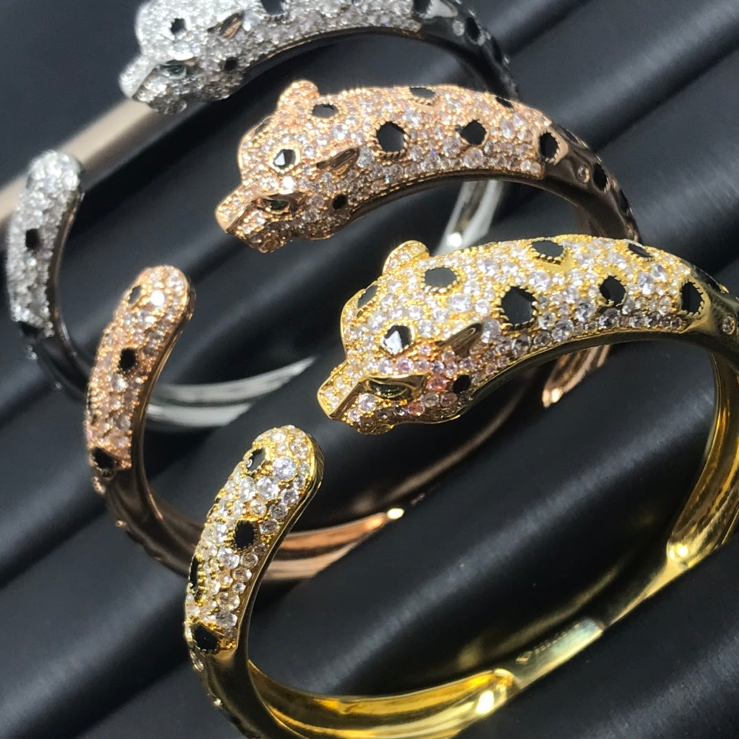 [Basjewels]PANTHERE BIG BRACELET DIAMONDS