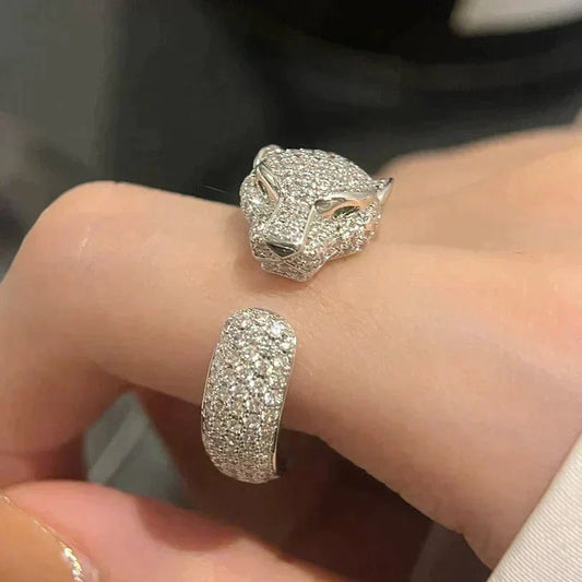 [Basjewels]PANTHERE 5.5MM ALL DIAMOND RING