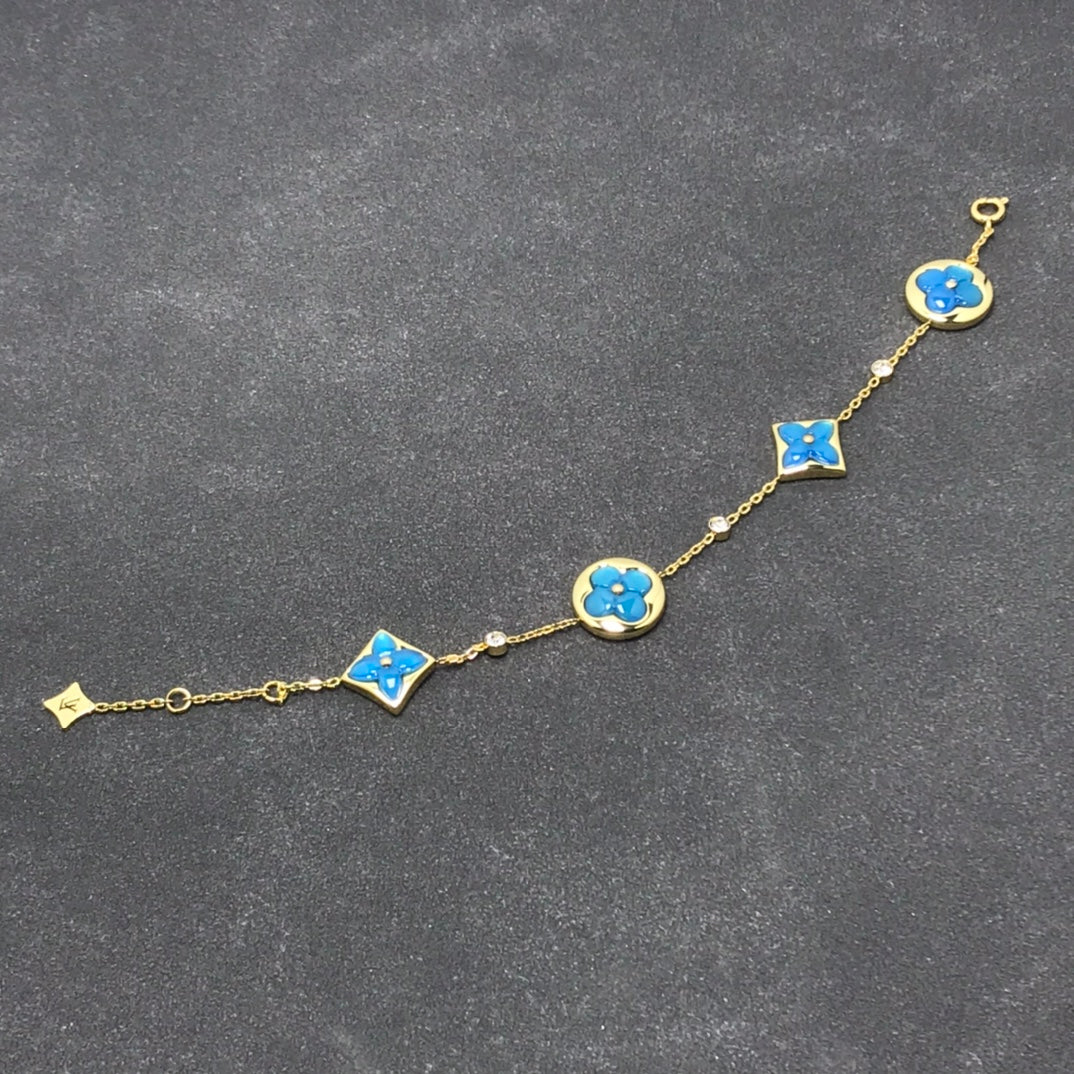 [Basjewels]STAR AND SUN TURQUOISE 4 MOTIFS 3 DIAMONDS