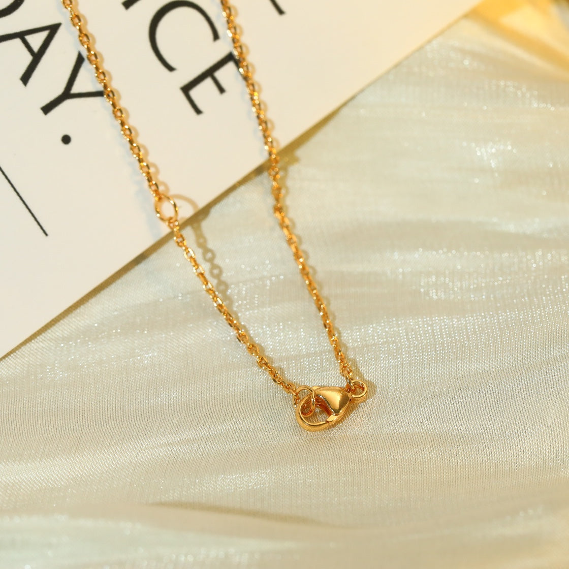 [baslovejewels]VOLT SILVER DIAMOND PEDANT NECKLACE