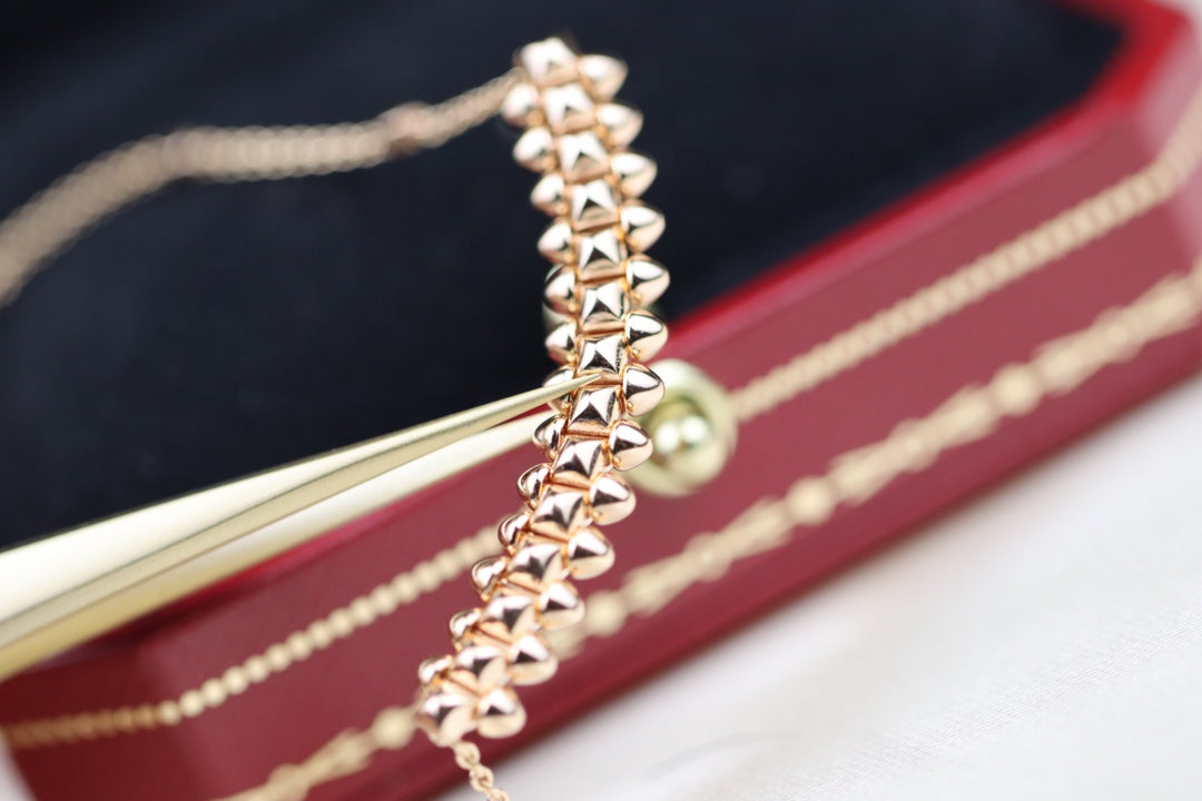 [baslovejewels]CLASH PINK GOLD NECKLACE