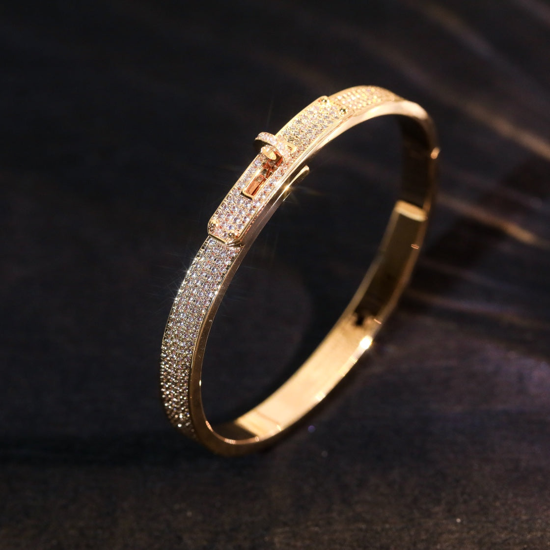 [baslovejewels]KELLY BRACELET DIAMOND PAVED