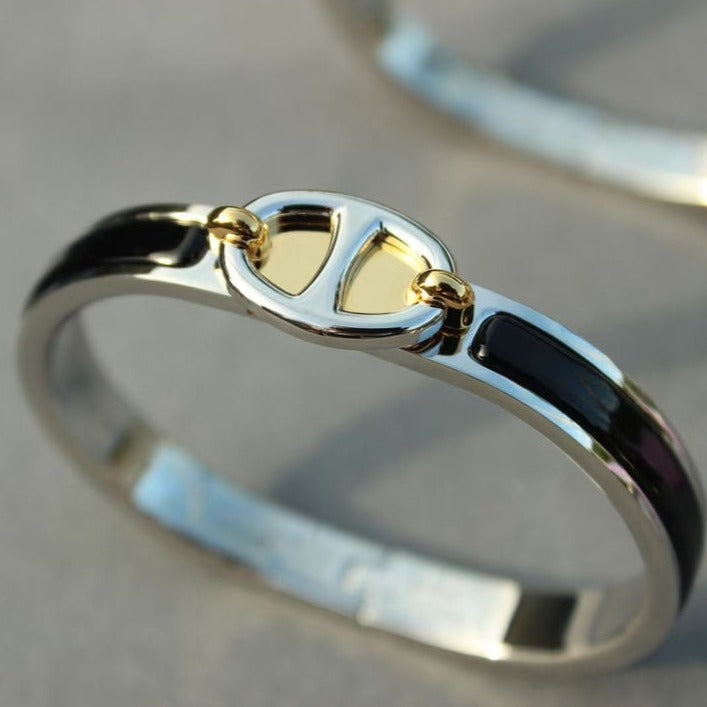 [baslovejewels]CLIC CHAINE SILVER BRACELET