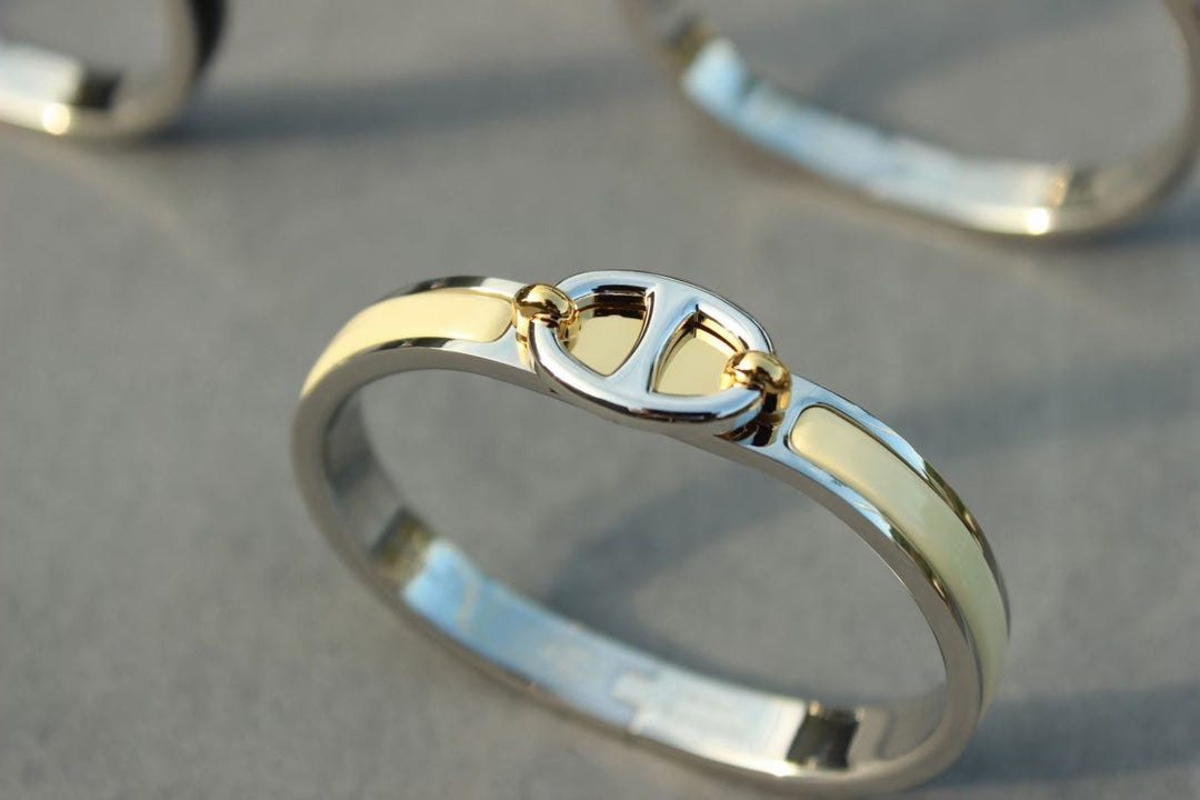[baslovejewels]CLIC CHAINE SILVER BRACELET
