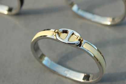 [baslovejewels]CLIC CHAINE SILVER BRACELET