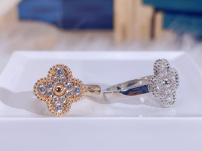 [Basjewels]CLOVER DIAMOND RING