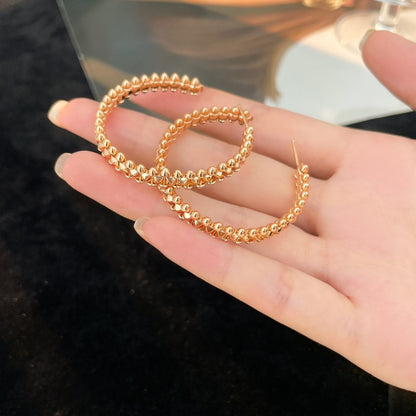 [Basjewels]CLASH HOOP EARRINGS