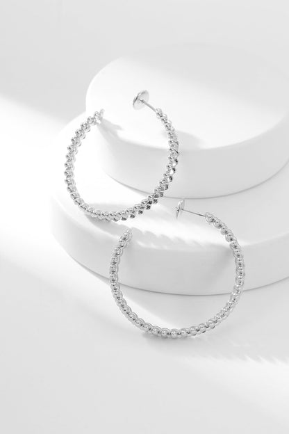 [Basjewels]CLASH HOOP EARRINGS