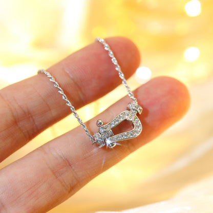 [Basjewels]FORCE 10 DIAMOND SILVER NECKLACE MINI MODEL