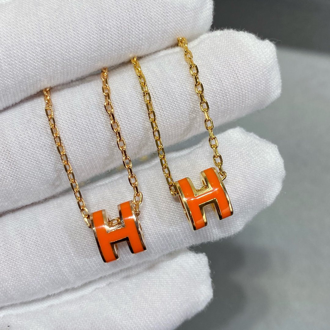 [baslovejewels]MINI POP H NECKLACE