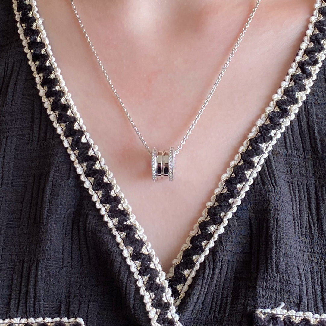 [Basjewels]ZERO 1 DIAMOND NECKLACE