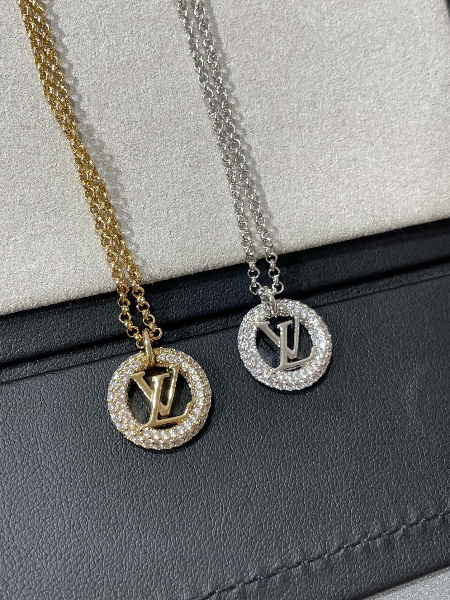[baslovejewels]BY NIGHT DIAMOND PAVED NECKLACE