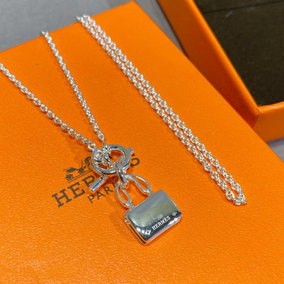 [baslovejewels]CONSTANCE PEDANT SILVER NECKLACE