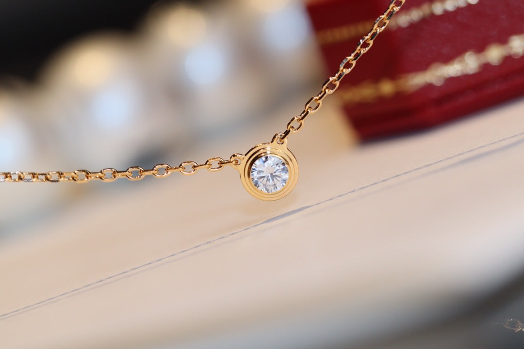 [baslovejewels]DAMOUR DIAMOND NECKLACE