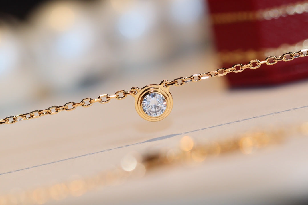 [baslovejewels]DAMOUR DIAMOND NECKLACE