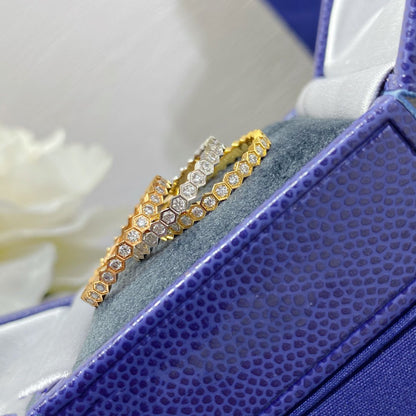 [Basjewels]BEE LOVE DIAMOND PAVED SMALL RING