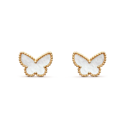 [Basjewels]SWEET BUTTERFLY MOP EARSTUDS