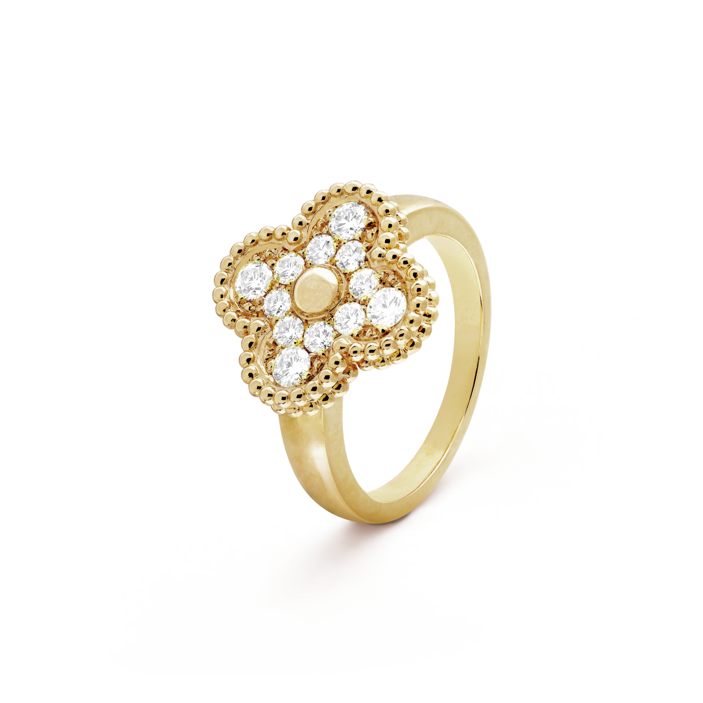 [Basjewels]CLOVER DIAMOND RING