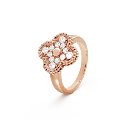 [Basjewels]CLOVER DIAMOND RING