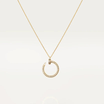 [Basjewels]JUSTE NECKLACE GOLD DIAMONDS