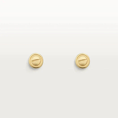 [Basjewels]LOVE EARRINGS GOLD 10MM